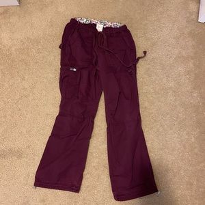 Koi maroon scrub pants